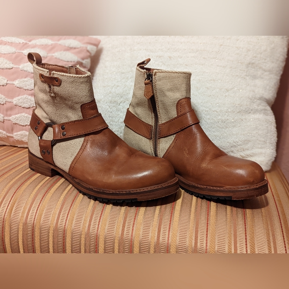 Vintage Foundry Morgan Biker Boots